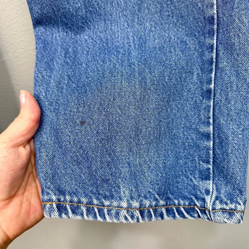 Vintage‎ 90s Levi's 505 Jeans Mens 40x32 Orange Tab Straight Leg Mexico *Flaws*